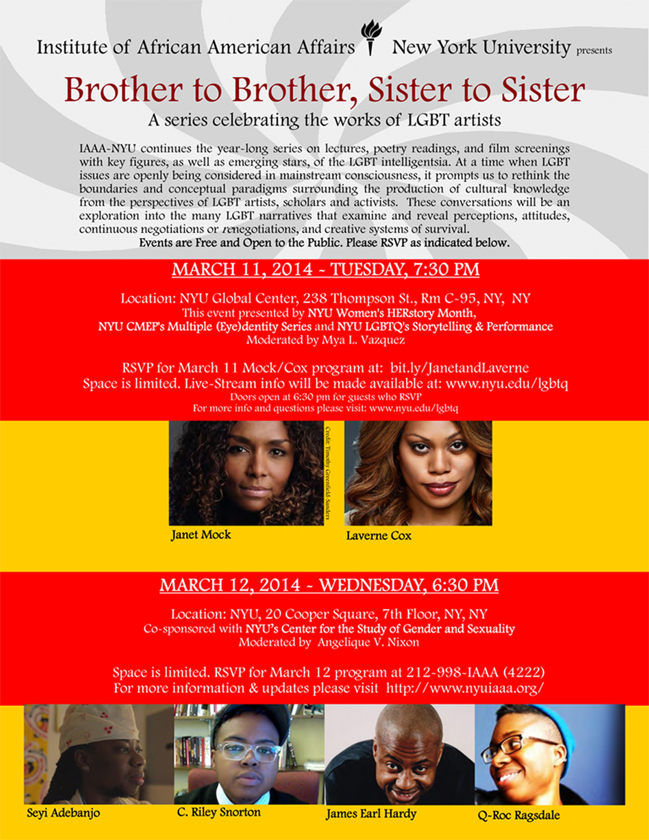 Flyer for Brother to Brother