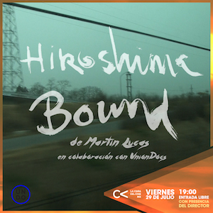 Flyer for the film Hiroshima Bound