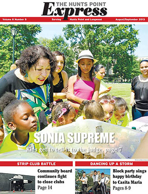 August/September cover of Hunts Point Express