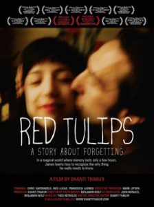 Poster for the film entitled Red Tulips