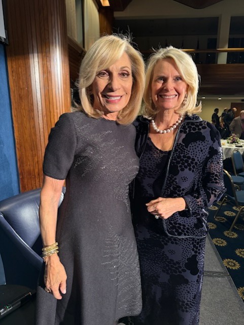 Andrea Mitchell and Prof. Sissel McCarthy