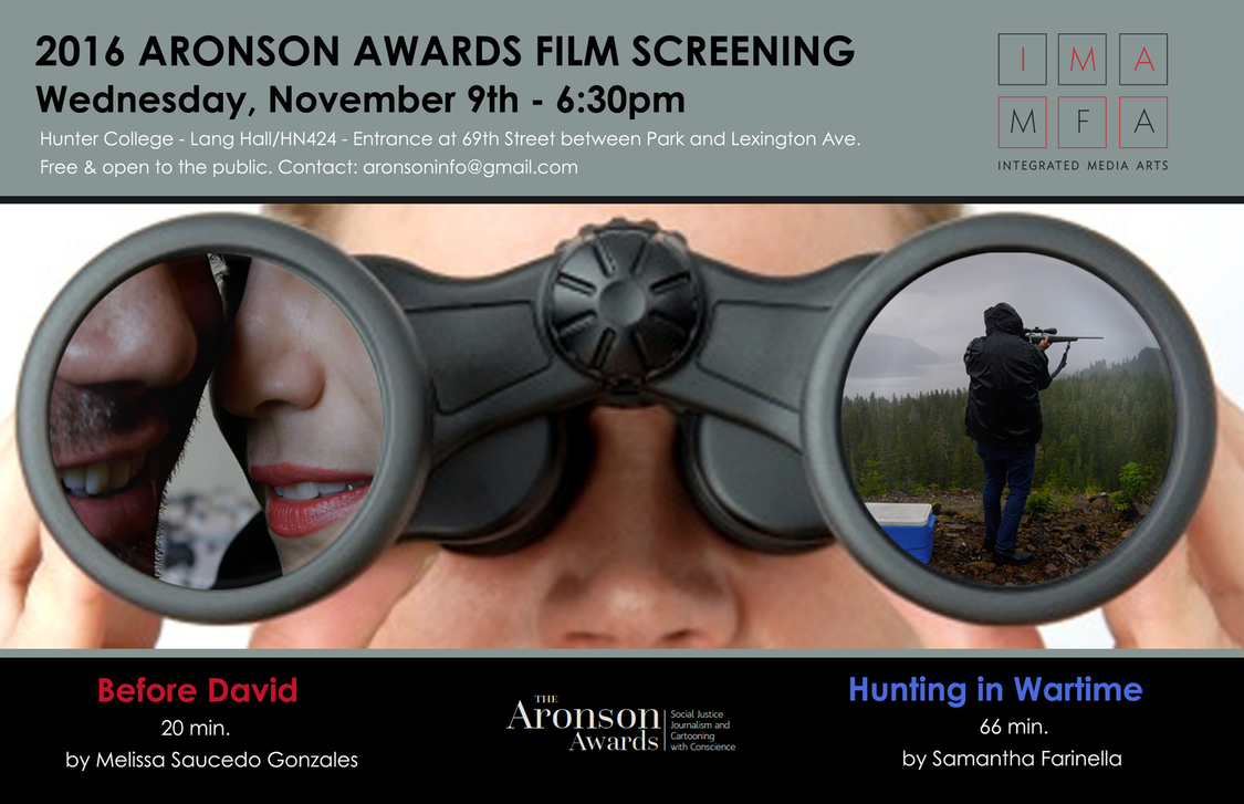 Poster for the Aronson Awards