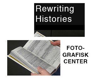 Post for Rewriting Histories exhibition