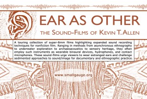 Flyer for Allen's Ear As Other Film