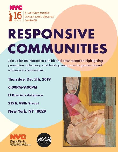 Responsive Communities event poster