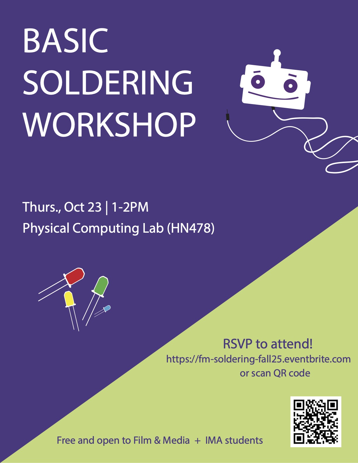 soldering workshop poster