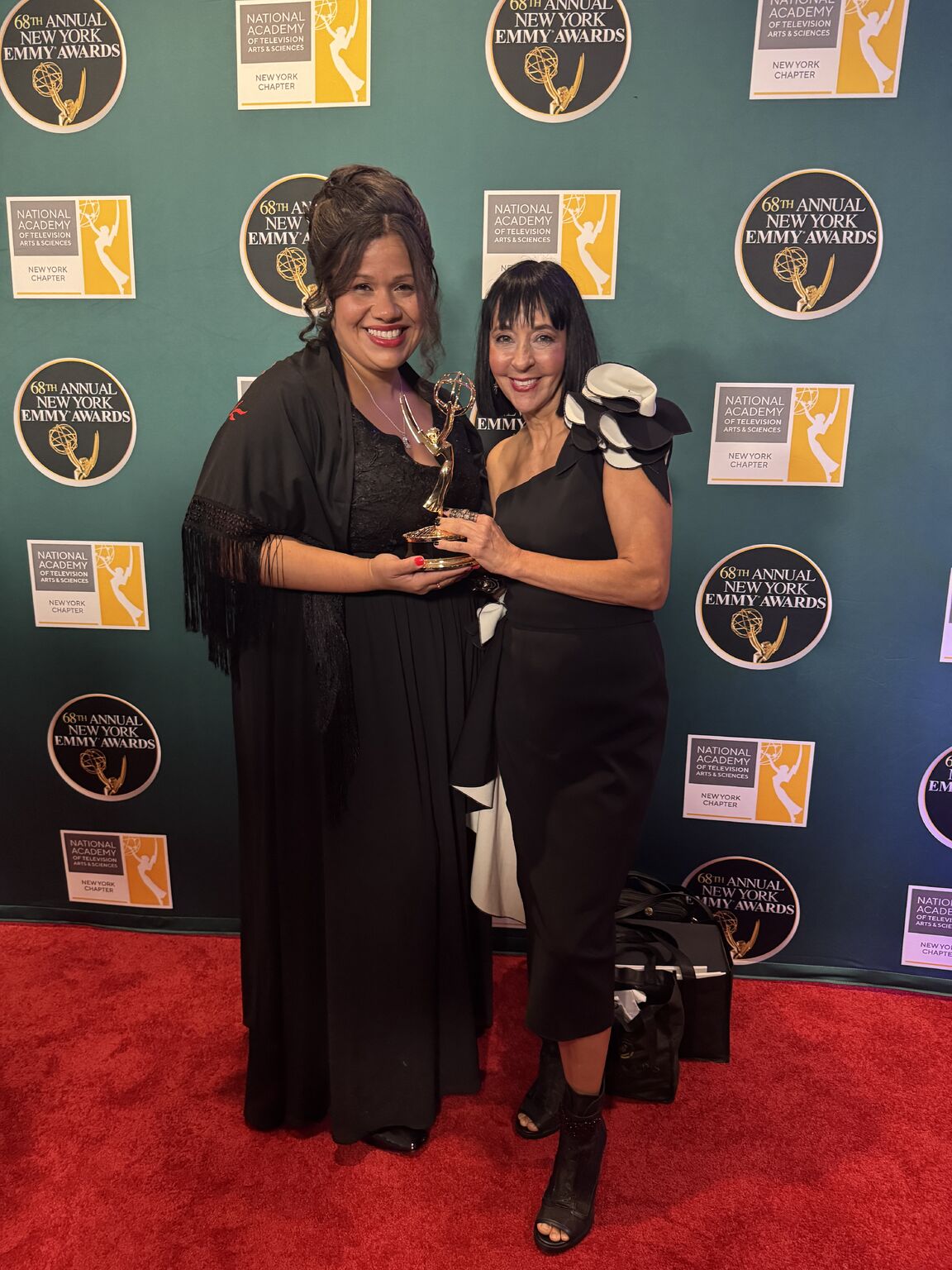 Melissa Garay and Diana Vargas receive Emmy
