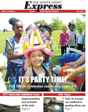July cover of Hunts Point Express