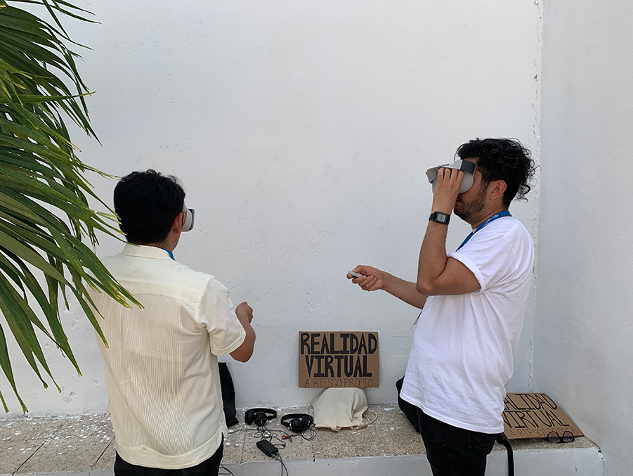 People using VR project