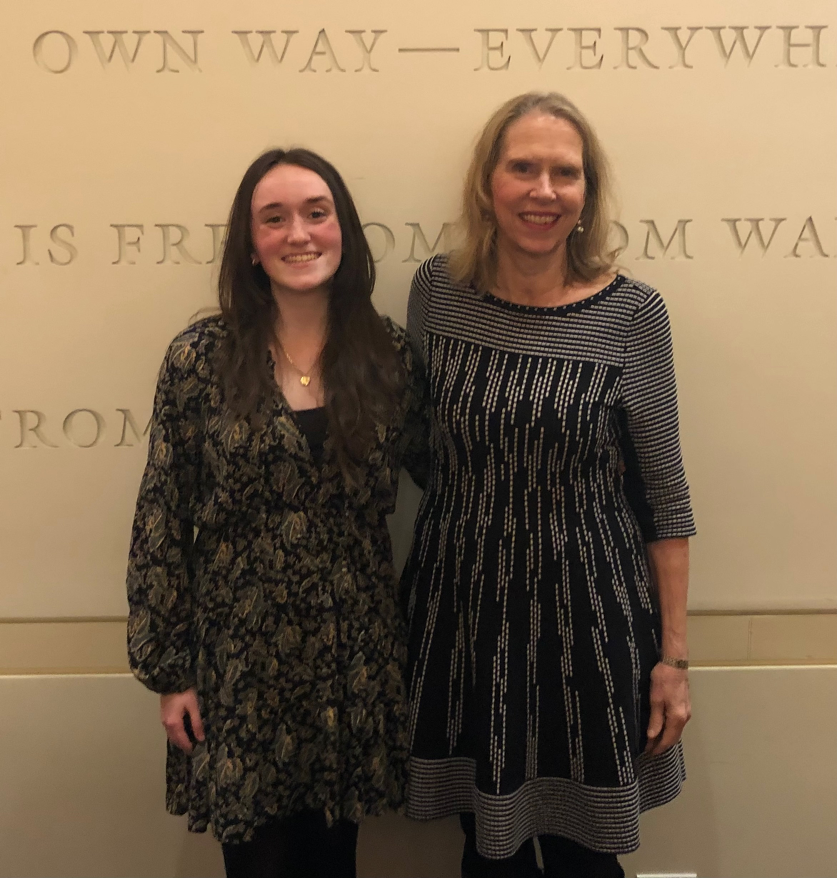 Niamh McAuliffe alongside Kem Sawyer