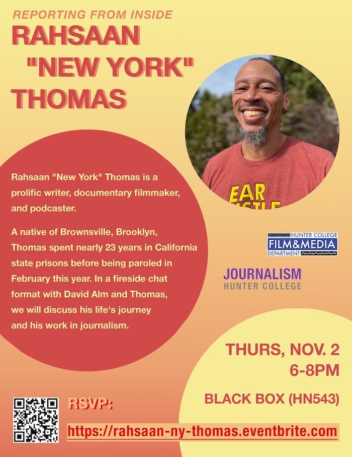 Reporting from Inside Event Poster